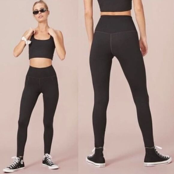 Girlfriend Collective Black High Rise Legging - Picture 10 of 10